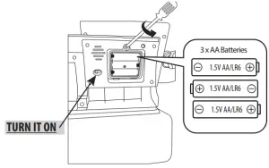 REPLACING THE BATTERIES