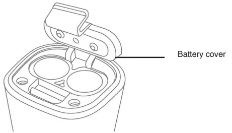 GIMA NE-M01 Portable Compressing Nebulizer-- battery cover