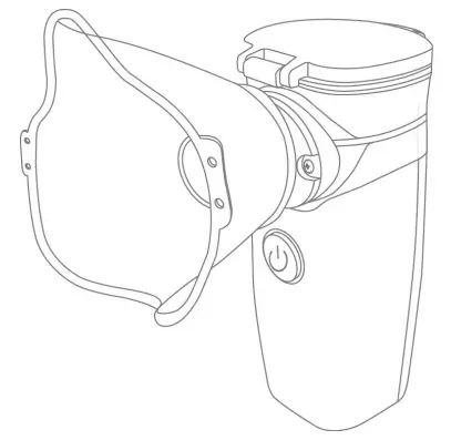 GIMA NE-M01 Portable Compressing Nebulizer-- medication