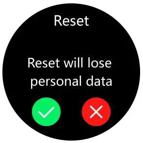Restore Factory Settings Screen
