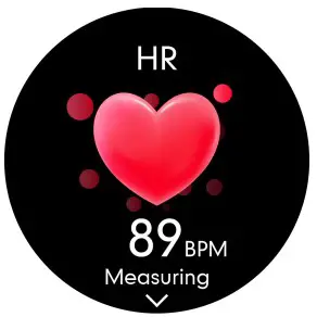 Heart rate Screen
