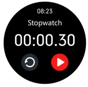 Stopwatch Screen