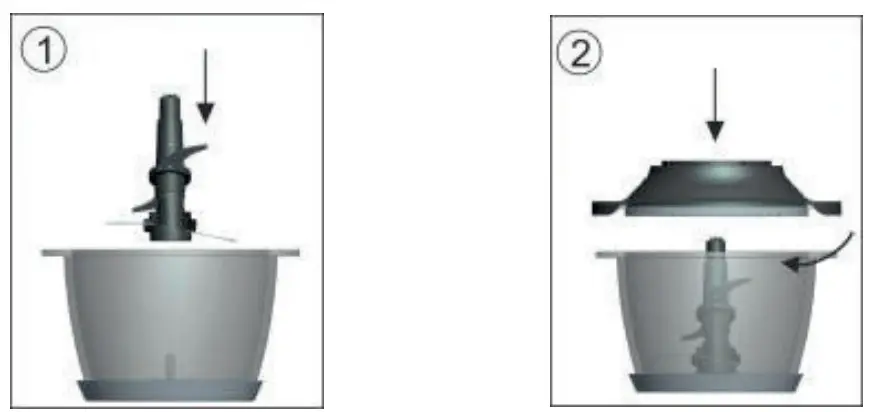 CHAMPION CHMC310 1.2L Mini Chopper-Parts