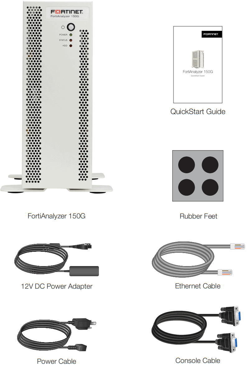 FORTINET FAZ-150G-QSG FortiAnalyzer 150G - Contents