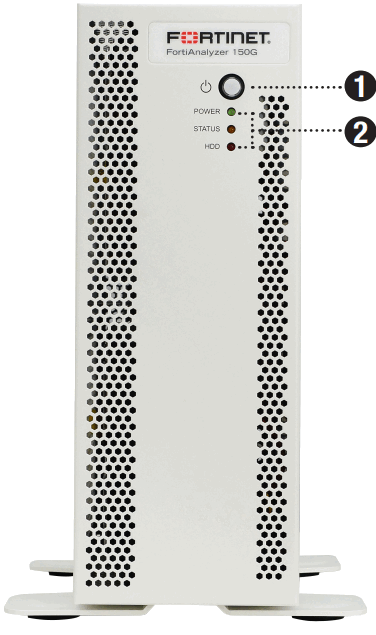 FORTINET FAZ-150G-QSG FortiAnalyzer 150G - Front Panel