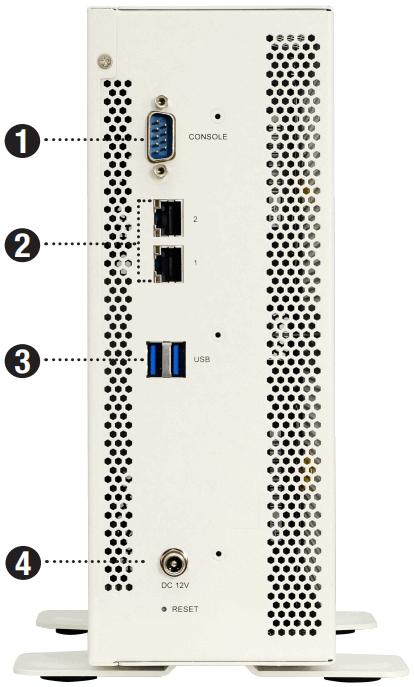 FORTINET FAZ-150G-QSG FortiAnalyzer 150G - Rear Panel