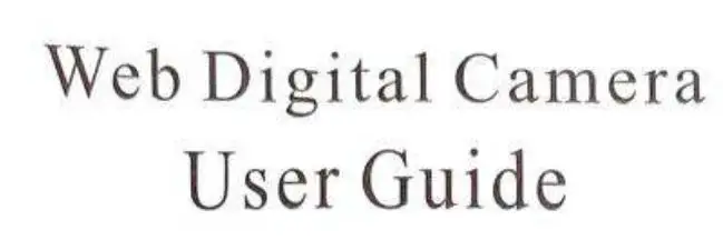 Web Digital Camera User Manual