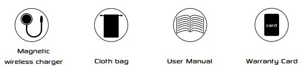 Oxx Magnetic Wireless Charger FC008 - Standard accessories