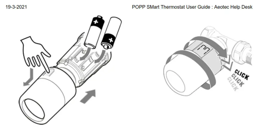POPP SMart Thermostat User Guide - Aeotec Help Desk