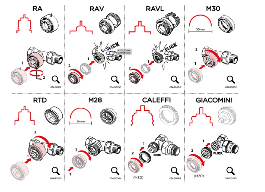 POPP Smart Radiator Thermostat - Adapter