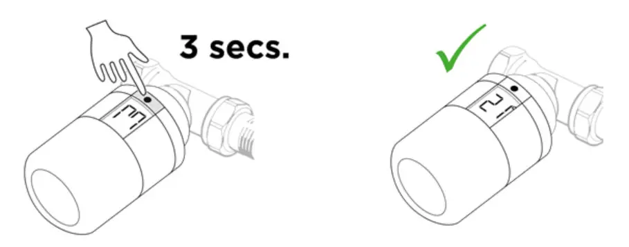 The POPP Smart Thermostat should now appear in your gateways app or user interface