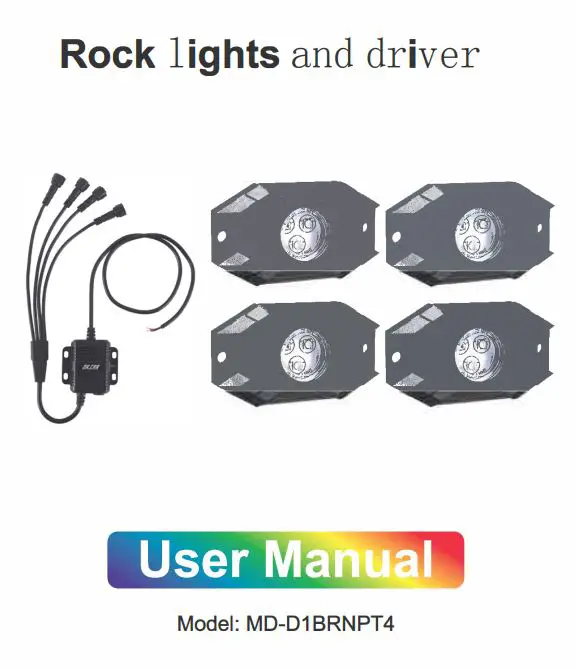 Brooklink Electronics Rock Lights and Driver User Manual