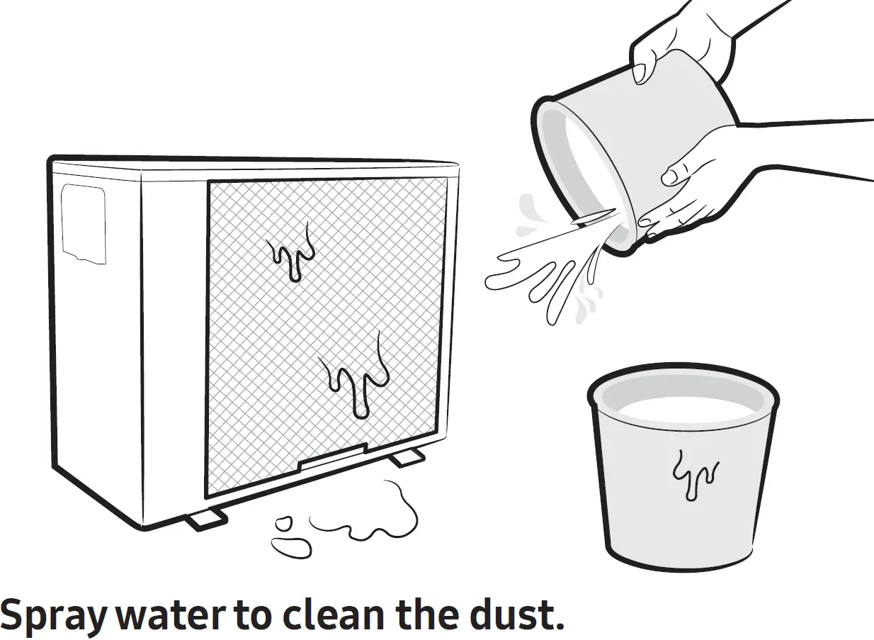 Cleaning Outdoor Unit Heat Exchanger