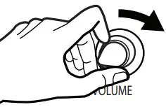 VICTROLA VPS-650 S1 Subwoofer - VOLUME KNOB