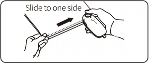 Slide to one side