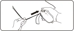 cutter edge button for sliding