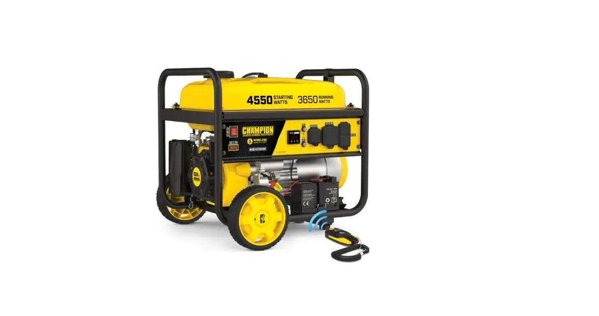 Champion 200971 3650w Wireless Start Generator User Guide Champion 200971 3650w Wireless Start Generator User Guide