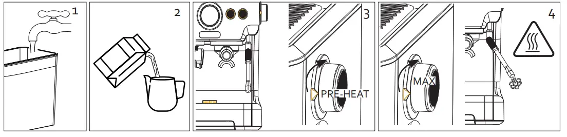 Domo-elektro DO725K Semi-Professional Espresso Machine with Grinder fig14