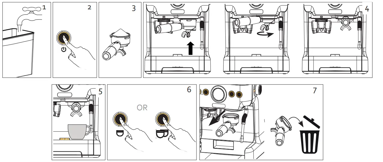 Domo-elektro DO725K Semi-Professional Espresso Machine with Grinder fig5