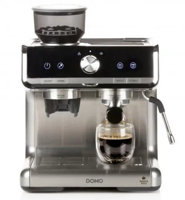 Domo-elektro DO725K Semi-Professional Espresso Machine with Grinder