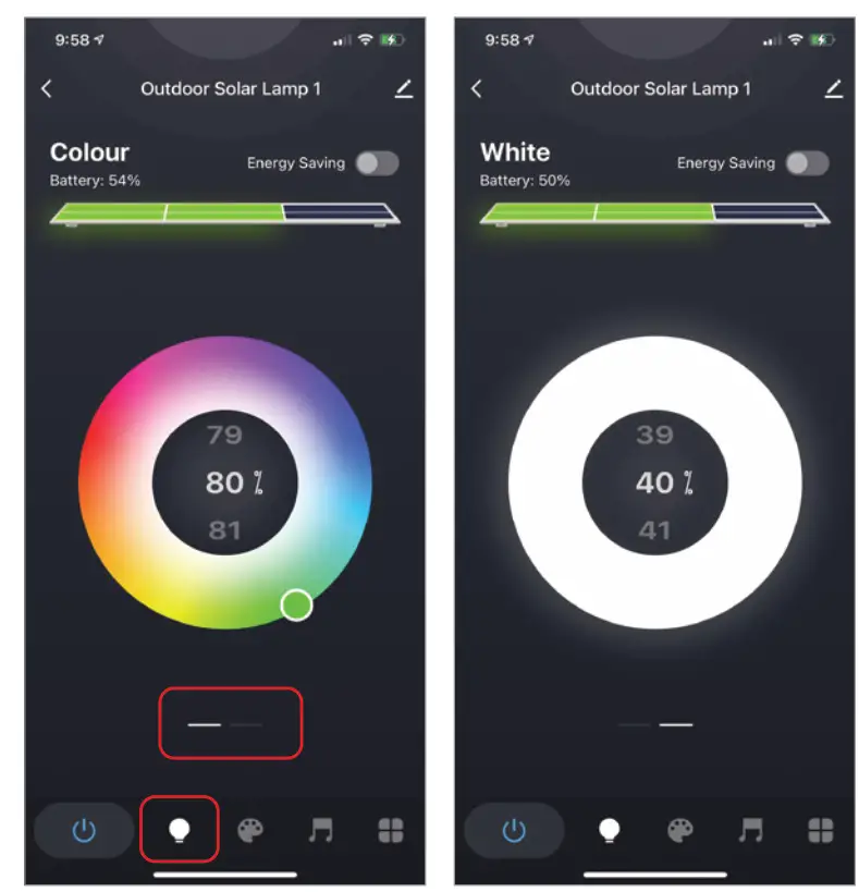 SMART POINT SPSDISCLT SmartSolar Outdoor Light - COLOR AND WHITE MODES