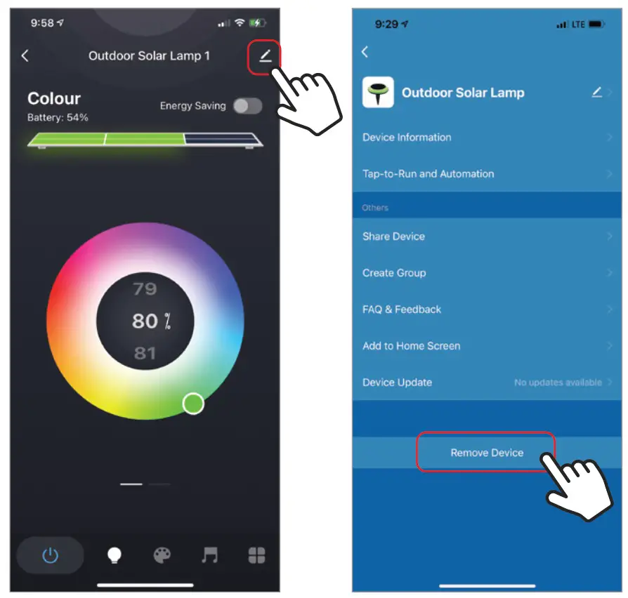 SMART POINT SPSDISCLT SmartSolar Outdoor Light - REMOVE THE DEVICE