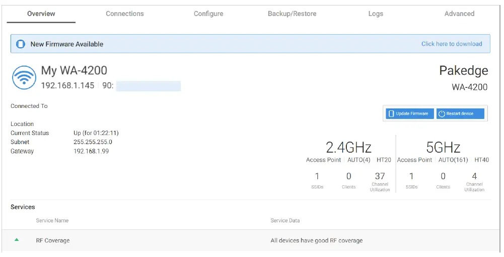 Control4 WA-420 0 Wireless Access Point fig 2