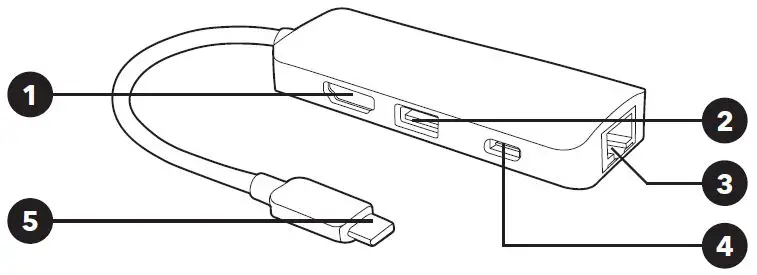 alza APW-HCC4B USB-C Hub-1