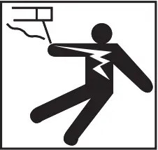 Risk of electrical shock