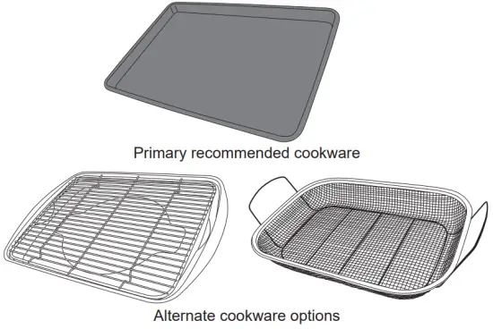 Air Fry Cookware Guidelines