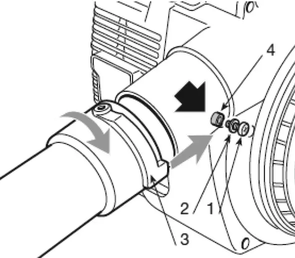 MEEC TOOLS 003854 700 W 250 km-h Petrol Driven Leaf Blower Vacuum fig2