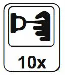 MEEC TOOLS 003854 700 W 250 km-h Petrol Driven Leaf Blower Vacuum fig29