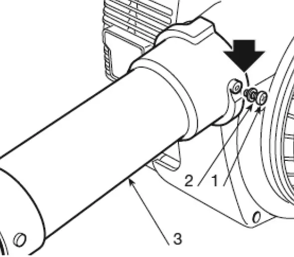 MEEC TOOLS 003854 700 W 250 km-h Petrol Driven Leaf Blower Vacuum fig3