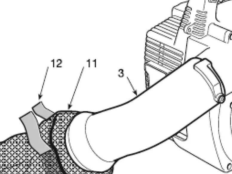 MEEC TOOLS 003854 700 W 250 km-h Petrol Driven Leaf Blower Vacuum fig9