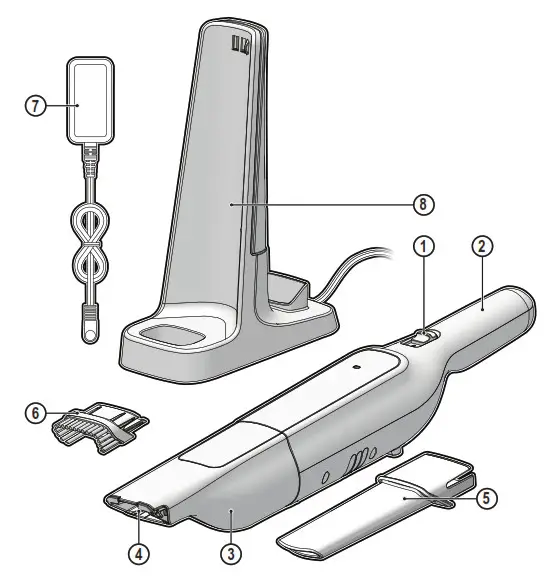 BLACK DECKER HLVC315 Dustbuster AdvancedClean Slim Cordless Hand Vacuum