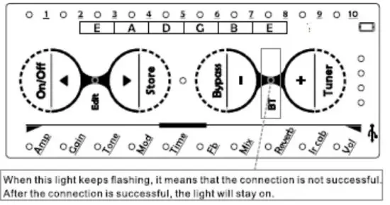 Sinco Intelligent Technology H8 Multi Effects Headphone Guitar Amplifier - function2