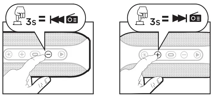 aiwa BST 650 TWS Portable Stereo Speaker with Dual RGB Lighting - MUSIC CONTROL