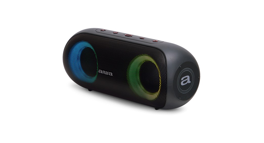 Aiwa Bst-650 Tws Portable Stereo Speaker With Dual Rgb Lighting User Guide