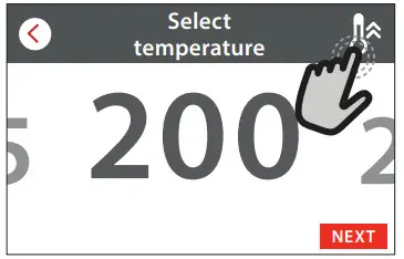 FRANKE FMY 99 P Pyrolytic Oven - TEMPERATURE 2