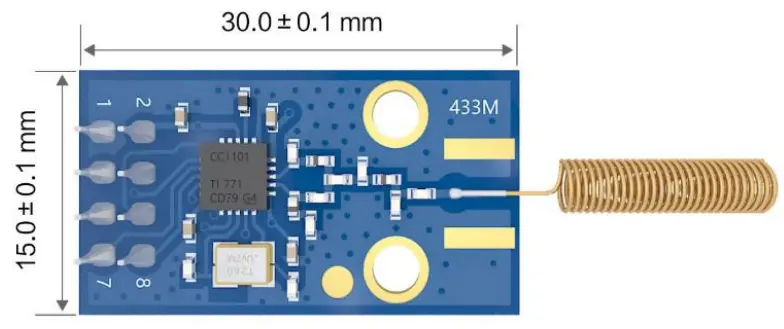 EBYTE E07 M1101D TH CC1101 433MHz DIP Wireless -