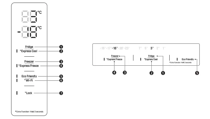 LG GRM 832IWL Top Freezer Refrigerator - fig 2