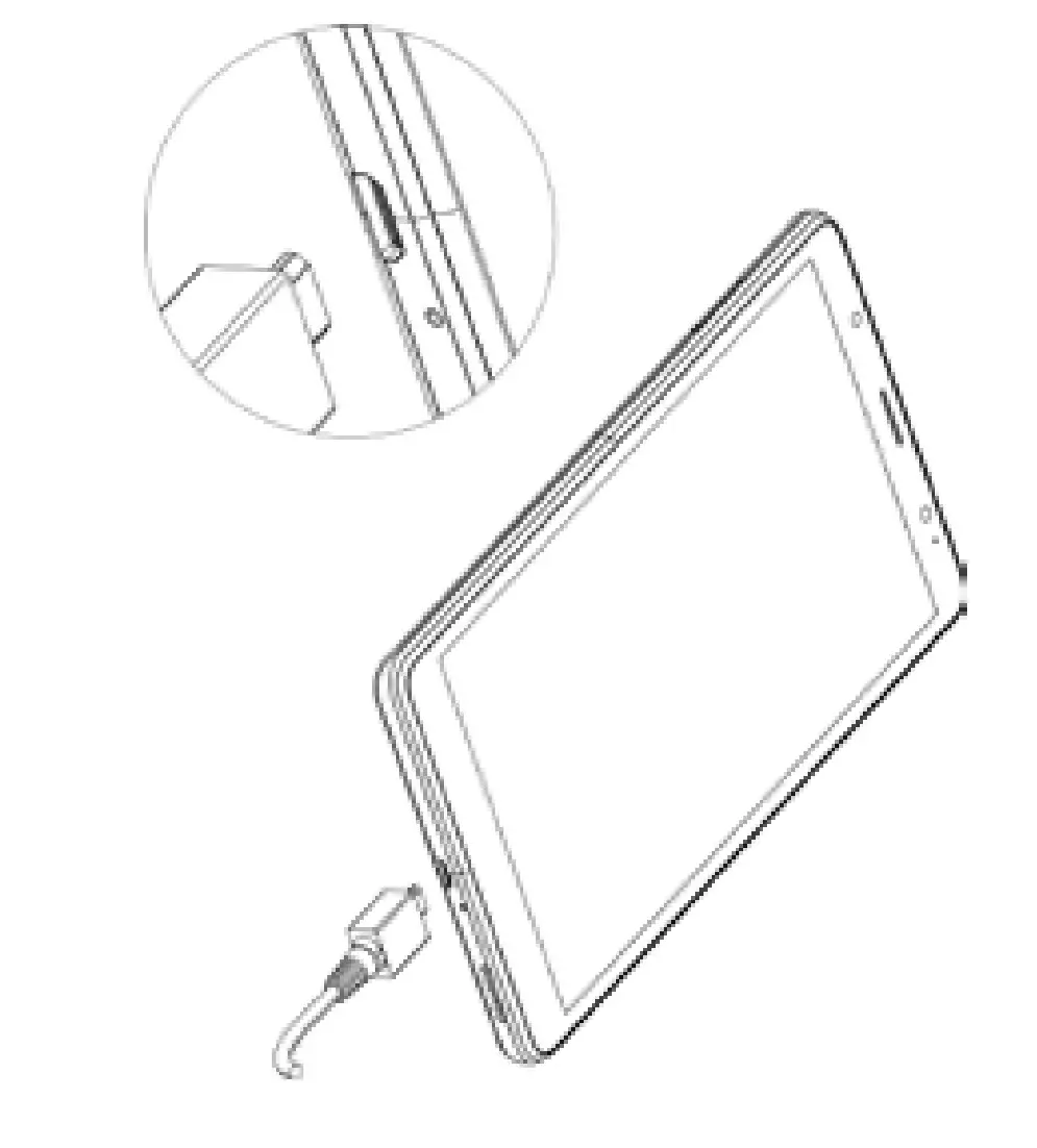 Tecno Mobile P704 Tablet Instruction Manual - Charging the Tablet