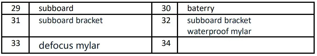 Tecno Mobile P704 Tablet Instruction Manual - Explosion diagram specification 2