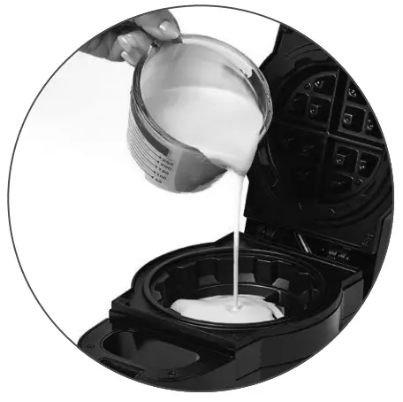 PowerXL 5 Inch Stuffed Wafflizer Plus Waffle Maker - STEP 2