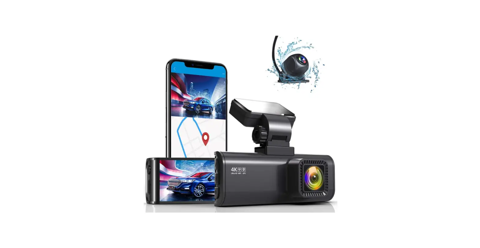 Redtiger 4k Dual Dash Cam Built-in Wifi Gps Front 4k/2.5k And Rear-complete Features/owner's Manual