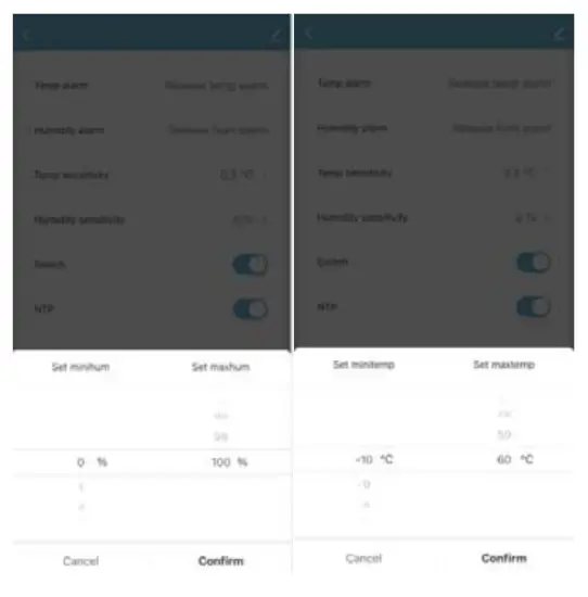 NEO NAS CW01W6 4 in 1 Temperature and Humidity Smart Clock - fig 18