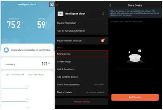 NEO NAS CW01W6 4 in 1 Temperature and Humidity Smart Clock - fig 19