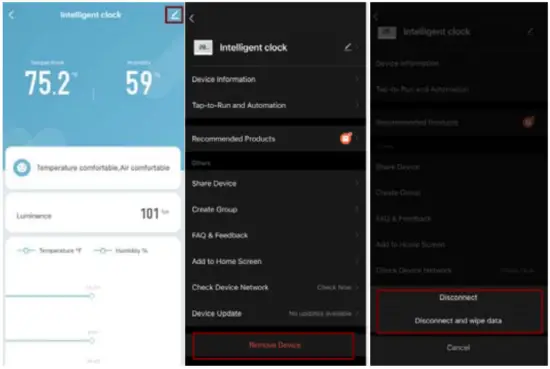 NEO NAS CW01W6 4 in 1 Temperature and Humidity Smart Clock - fig 21