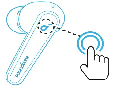 Soundcore A3951J12 Liberty Air 2 Pro True Wireless Earbuds - Controls 1