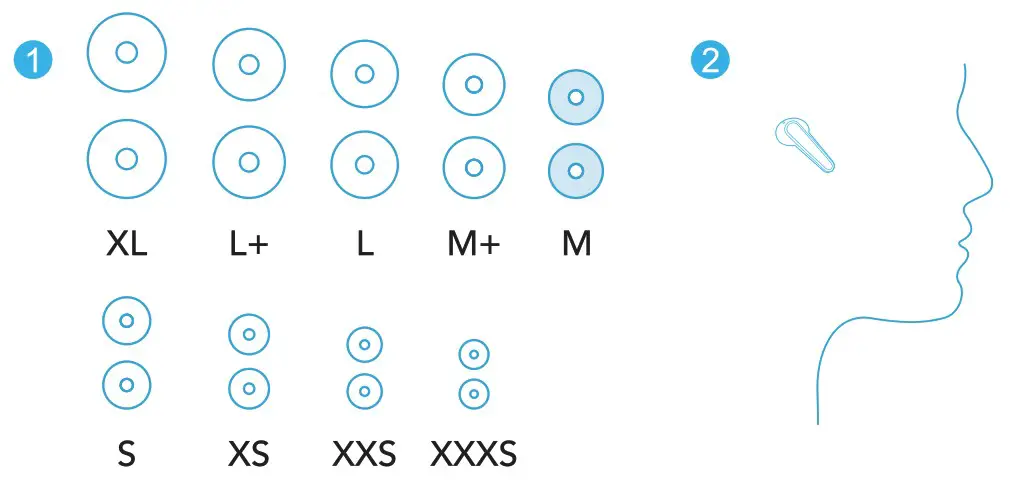 Soundcore A3951J12 Liberty Air 2 Pro True Wireless Earbuds - Wearing 1